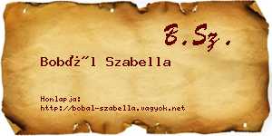 Bobál Szabella névjegykártya